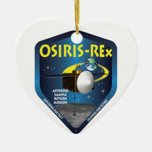 OSIRIS REx Auftrag-Logo Keramikornament