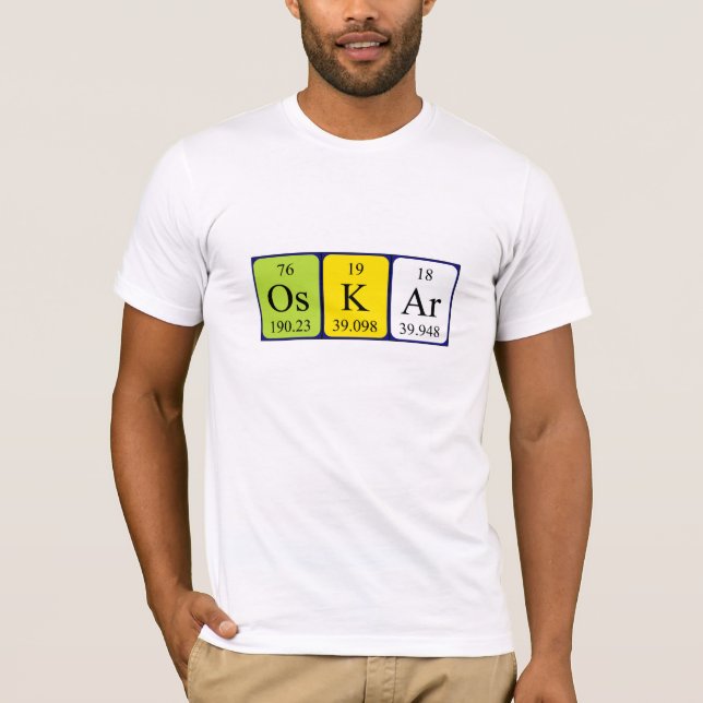 Oskar Periodenname Shirt (Vorderseite)