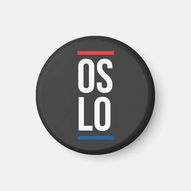 Oslo City Design  Magnet (Vorne)