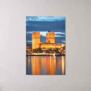Oslo City Hall Norwegen Leinwanddruck