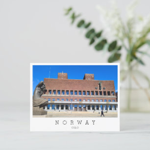 Oslo City Hall, Norwegen Postkarte