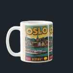 Oslo Fähren Norwegen Comic Souvenirs und Geschenke Kaffeetasse<br><div class="desc">Oslo ist die Hauptstadt Norwegens, bekannt für ihre schönen Fjorde, die Wikingergeschichte und moderne Gebäude wie die Oper. Es ist ein Ort, wo man Schlösser, Parks und viel Natur sehen kann. Passen Sie Geschenke über Oslo an, um sich an Ihren Besuch zu erinnern oder mit Freunden zu teilen! Machen Sie...</div>