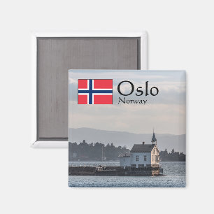 Oslo Leuchtturm Magnet