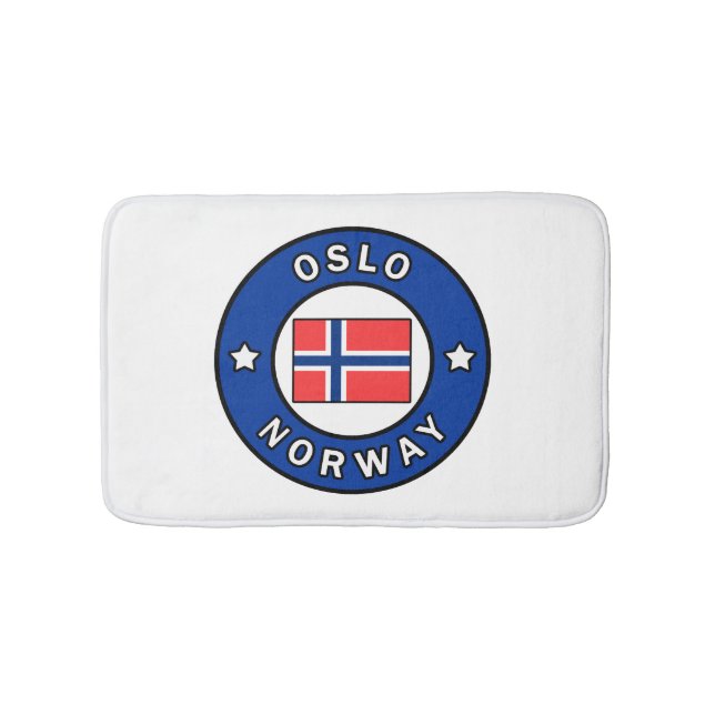 Oslo Norwegen Badematte (Vorderseite)