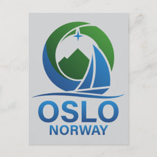 Oslo Norwegen Europa Postkarte