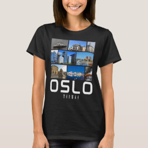 Oslo Norwegen Famous Sights Oslo T-Shirt