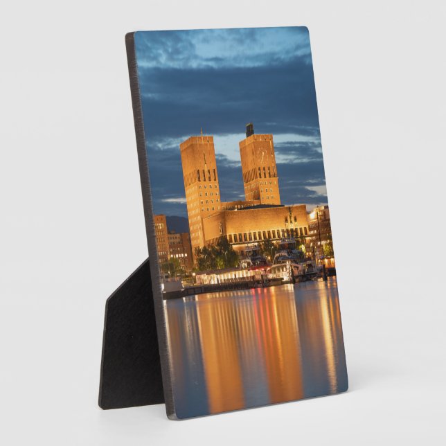 Oslo Norwegen Fotoplatte (Seite)