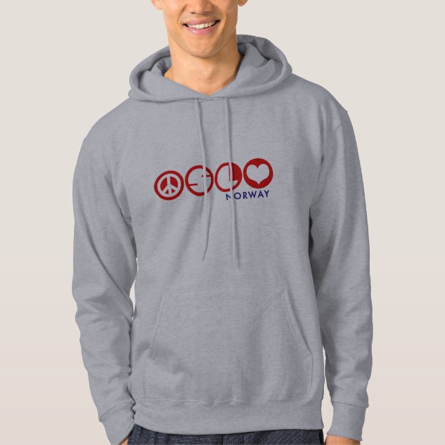 Oslo Norwegen Hoodie (Vorderseite)