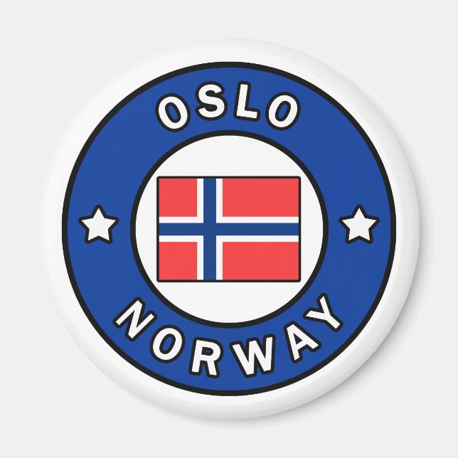 Oslo Norwegen Magnet (Vorne)
