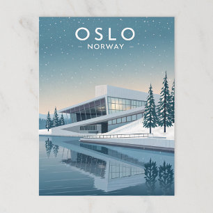 Oslo, Norwegen Postkarte