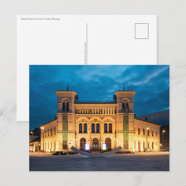 Oslo Norwegen Postkarte (Vorne/Hinten)