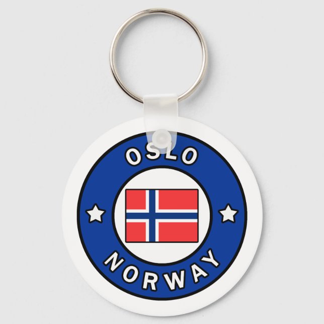 Oslo Norwegen Schlüsselanhänger (Vorderseite)