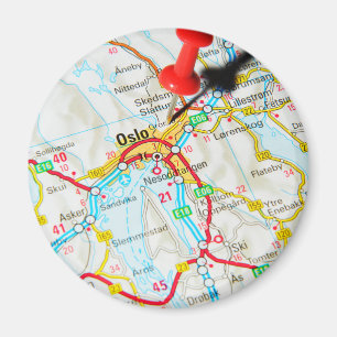 Oslo, Norwegen, Skandinavien Magnet