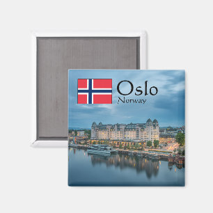 Oslo Norwegen Souvenir Magnet