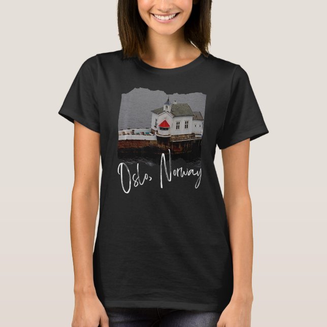 Oslo Norwegen T-Shirt (Vorderseite)