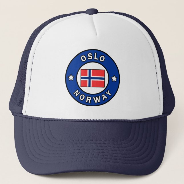 Oslo Norwegen Truckerkappe (Vorderseite)
