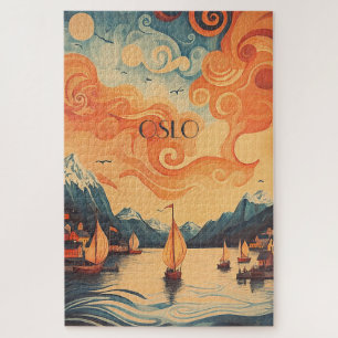 Oslo Norwegen Viking Boats