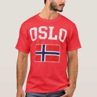 Oslo Norwegische Flagge Norwegische Norge