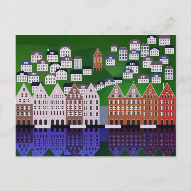 Oslo Postkarte (Vorderseite)