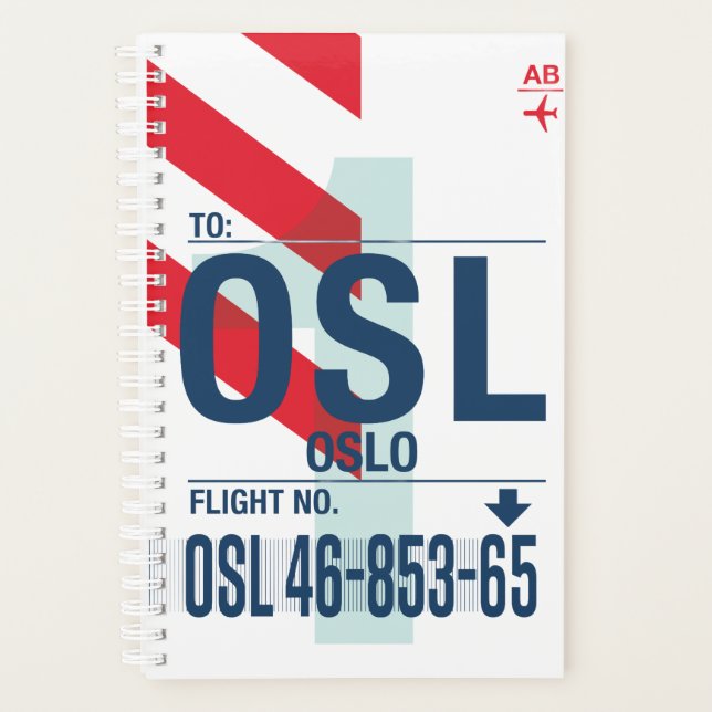 Oslo - Reiseplaner 2026 Planer (Vorderseite)