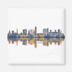 Oslo Skyline Magnet