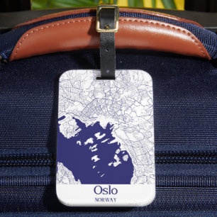 Oslo-Stadtplan   Gepäckanhänger
