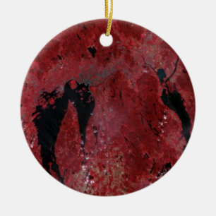 Oslofjorden, Norwegen Weihnachts-Schmuck Keramik Ornament