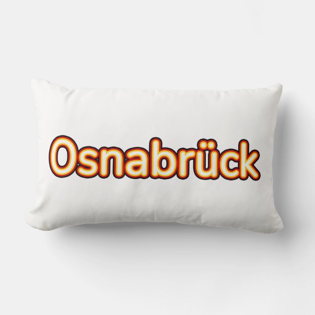 Osnabrück Deutschland Lendenkissen (Vorderseite)