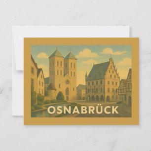 Osnabrück Deutschland Stadt Kunst Postkarte
