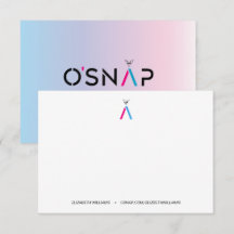 O'Snap Ambassador Note Carte de remerciements