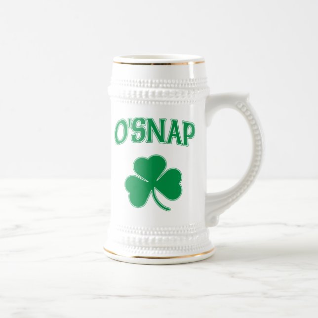 O'Snap Kleeblatt Bierglas (Rechts)
