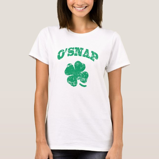 O'SNAP - Lustigen St Patrick T-Shirt (Vorderseite)