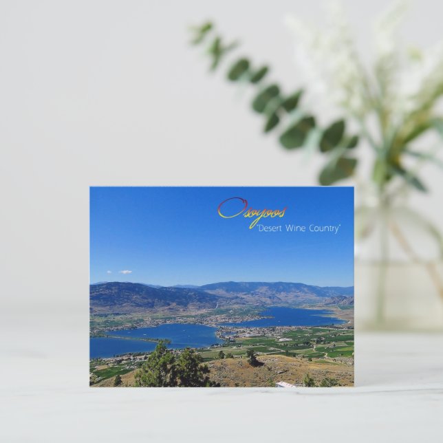 Osoyoos Wüste Weinbaugebiet Postkarte (Stehend Vorderseite)