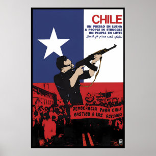 OSPAAAL Poster Chile Ein Volk im Kampf