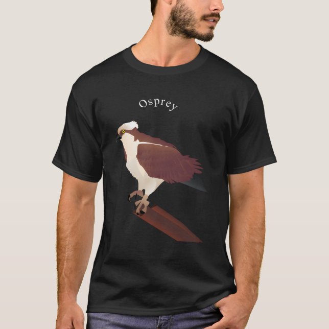 Osprey Hawk Raptor Bird T-Shirt (Vorderseite)
