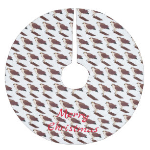 Osprey Hawk Raptor Thunder_Cove Polyester Weihnachtsbaumdecke