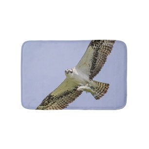 Osprey mit Fisch Badematte