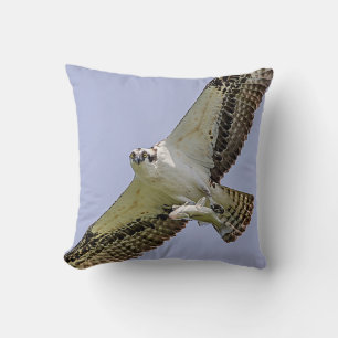Osprey mit Fisch Kissen