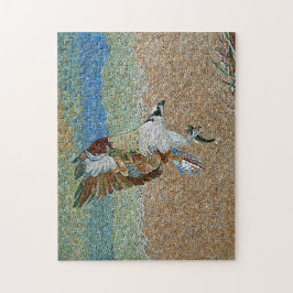 Osprey mit Mosaikmustern aus Fisch