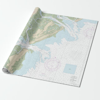 Ossabaw und St. Catherines klingt aukal Geschenkpapier
