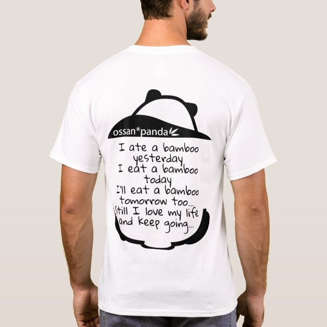 Ossan*Panda T-Shirt (Rückseite)