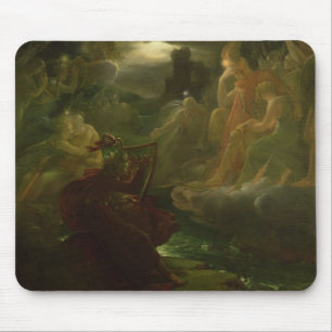 Ossian, das herauf den Geist des Flusses beschwör Mousepad
