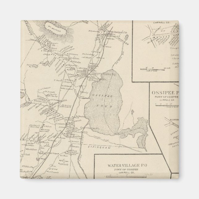 Ossipee, Carroll Co Magnet (Vorne)