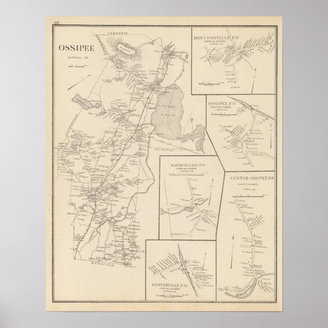 Ossipee, Carroll Co Poster (Vorne)