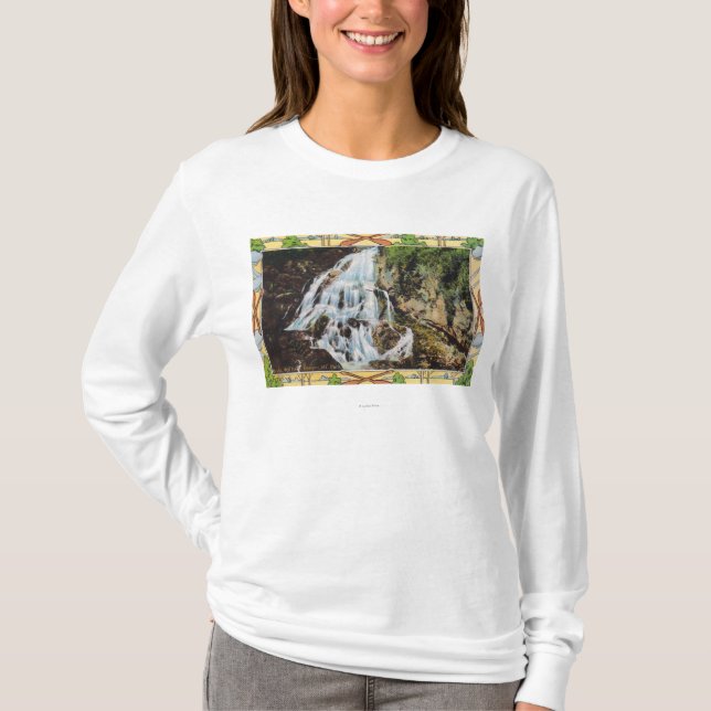 Ossipee Gebirgspark-Ansicht des Brautschleiers T-Shirt (Vorderseite)