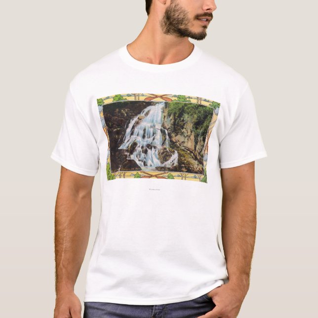 Ossipee Gebirgspark-Ansicht des Brautschleiers T-Shirt (Vorderseite)