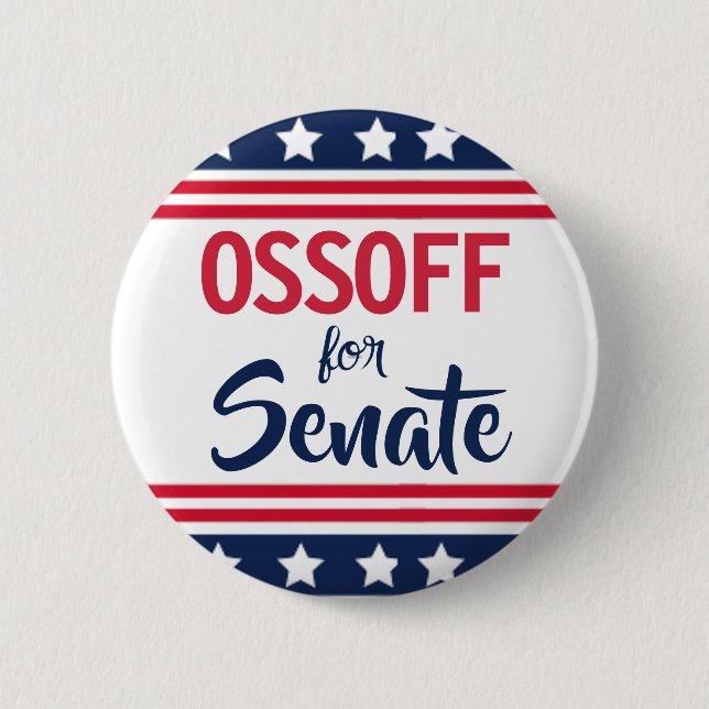 Ossoff für den Senatswahlkampf  Button (Vorderseite)