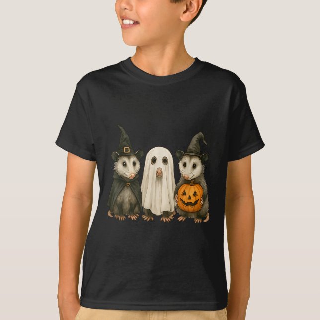 Ossum Halloween Ssum Witch Ghost Pumpkin  T-Shirt (Vorderseite)