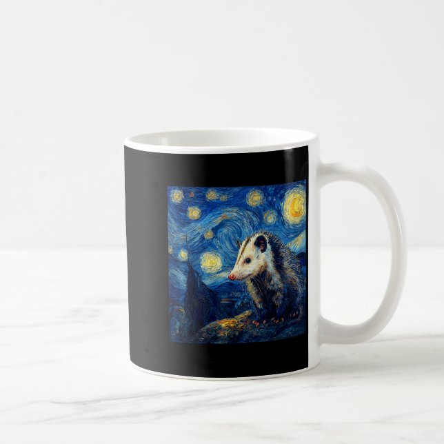 Ossum Ssum Van Gogh Starry Night  Kaffeetasse (Rechts)