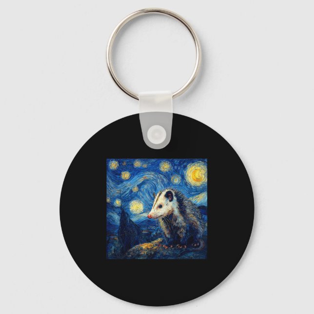 Ossum Ssum Van Gogh Starry Night  Schlüsselanhänger (Vorderseite)